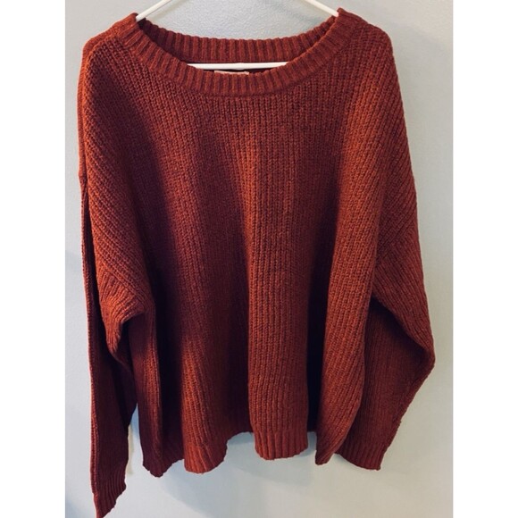 EVRI Sweaters - EVRI NWT Womens Rust Red Pullover Sweater Size 3X